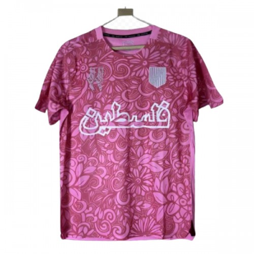 Original Fußballtrikot FC Palestina X Farrah Azam 2025-26 Rosa Für Herren Original Fußballtrikot FC Palestina X Farrah Azam 2025-26 Rosa Für Herren