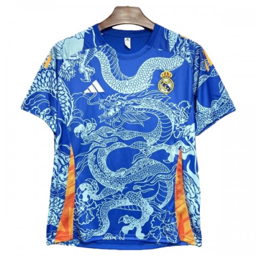 Original Fußballtrikot Real Madrid Dragon Special Edition 2025-26 Blaue Für Herren Original Fußballtrikot Real Madrid Dragon Special Edition 2025-26 Blaue Für Herren