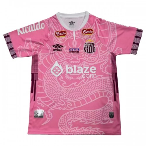Original Fußballtrikot Santos FC Dragon 2025-26 Rosa Für Herren Original Fußballtrikot Santos FC Dragon 2025-26 Rosa Für Herren