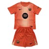 Original Trikotsatz FC Barcelona Orange Version Torwart 2025-26 Für Kinder