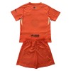 Original Trikotsatz FC Barcelona Orange Version Torwart 2025-26 Für Kinder