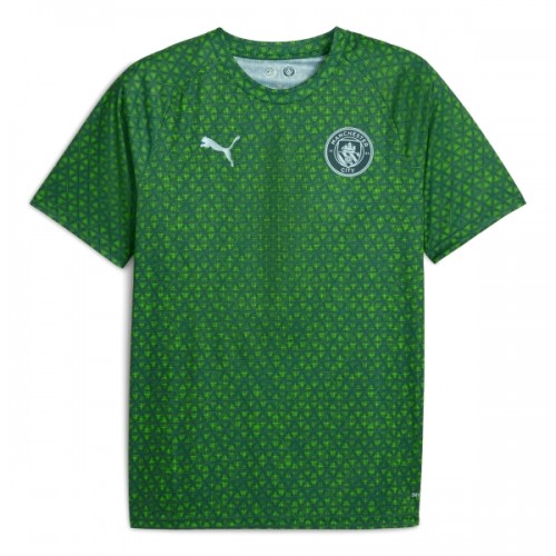Original Fußballtrikot Manchester City Pre-Match 2025-26 Grüne Für Herren Original Fußballtrikot Manchester City Pre-Match 2025-26 Grüne Für Herren