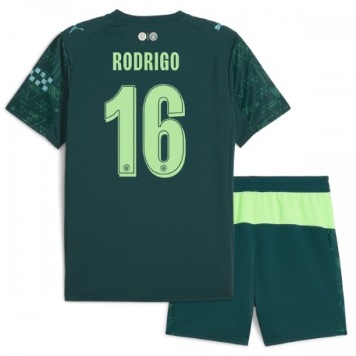 Original Trikotsatz Manchester City Rodrigo 16 4.trikot EA Sport 2025-26 Für Kinder Original Trikotsatz Manchester City Rodrigo 16 4.trikot EA Sport 2025-26 Für Kinder
