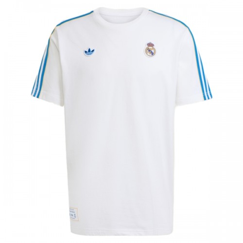 Original Fußballtrikot Real Madrid Terrace Icons 2025-26 Weiße Für Herren Original Fußballtrikot Real Madrid Terrace Icons 2025-26 Weiße Für Herren