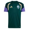 Saudi-Arabien Trainingsshirts WM 2026 Grüne Für Herren Saudi-Arabien Trainingsshirts WM 2026 Grüne Für Herren
