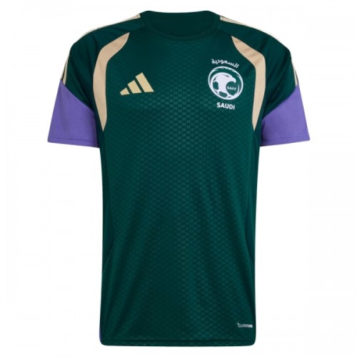 Saudi-Arabien Trainingsshirts WM 2026 Grüne Für Herren Saudi-Arabien Trainingsshirts WM 2026 Grüne Für Herren