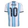 Original Trikotsatz Argentinien Messi 10 Heimtrikot WM 2026 Für Kinder