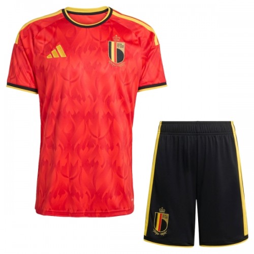 Original Trikotsatz Belgien Heimtrikot WM 2026 Für Kinder Original Trikotsatz Belgien Heimtrikot WM 2026 Für Kinder