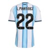 Original Fußballtrikot Argentinien Lautaro Martinez 22 Heimtrikot WM 2026 Für Herren