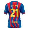 Original Trikotsatz FC Barcelona F. De Jong 21 4.trikot 2025-26 Für Kinder