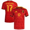 Original Fußballtrikot Belgien De Ketelaere 17 Heimtrikot WM 2026 Für Herren Original Fußballtrikot Belgien De Ketelaere 17 Heimtrikot WM 2026 Für Herren