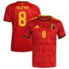 Original Fußballtrikot Belgien Tielemans 8 Heimtrikot WM 2026 Für Herren
