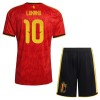 Original Trikotsatz Belgien Lukaku 10 Heimtrikot WM 2026 Für Kinder