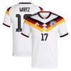 Original Fußballtrikot Deutschland Wirtz 17 Heimtrikot WM 2026 Für Herren