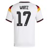Original Fußballtrikot Deutschland Wirtz 17 Heimtrikot WM 2026 Für Herren
