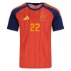 Original Fußballtrikot Spanien Cucurella 22 Heimtrikot WM 2026 Für Herren