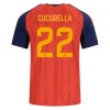 Original Fußballtrikot Spanien Cucurella 22 Heimtrikot WM 2026 Für Herren