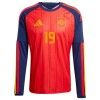 Original Fußballtrikot Spanien Lamine Yamal 19 Heimtrikot WM 2026 Langarm Für Herren