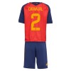 Original Trikotsatz Spanien Carvajal 2 Heimtrikot WM 2026 Für Kinder