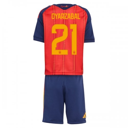 Original Trikotsatz Spanien OYARZABAL 21 Heimtrikot WM 2026 Für Kinder Original Trikotsatz Spanien OYARZABAL 21 Heimtrikot WM 2026 Für Kinder