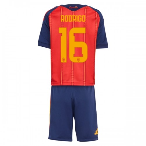 Original Trikotsatz Spanien Rodrigo 16 Heimtrikot WM 2026 Für Kinder Original Trikotsatz Spanien Rodrigo 16 Heimtrikot WM 2026 Für Kinder