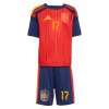 Original Trikotsatz Spanien Williams JR 17 Heimtrikot WM 2026 Für Kinder