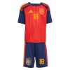 Original Trikotsatz Spanien ZUBIMENDI 18 Heimtrikot WM 2026 Für Kinder