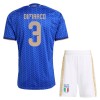 Original Trikotsatz Italien Dimarco 3 Heimtrikot WM 2026 Für Kinder