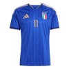 Original Trikotsatz Italien Raspadori 11 Heimtrikot WM 2026 Für Kinder