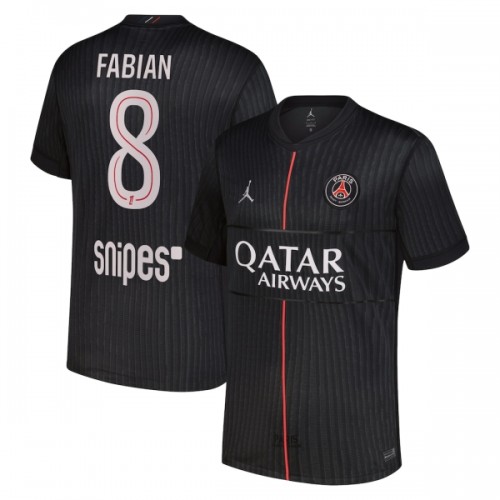Original Fußballtrikot Paris Saint-Germain Fabian 8 4.trikot Jordan 2025-26 Für Herren Original Fußballtrikot Paris Saint-Germain Fabian 8 4.trikot Jordan 2025-26 Für Herren