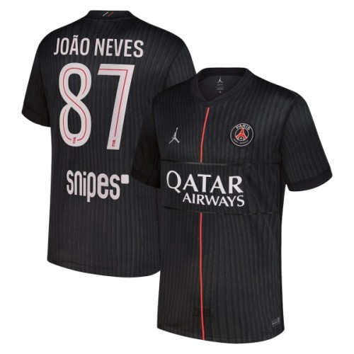 Original Fußballtrikot Paris Saint-Germain Joao Neves 87 4.trikot Jordan 2025-26 Für Herren Original Fußballtrikot Paris Saint-Germain Joao Neves 87 4.trikot Jordan 2025-26 Für Herren