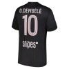 Original Fußballtrikot Paris Saint-Germain O. Dembele 10 4.trikot Jordan 2025-26 Für Herren