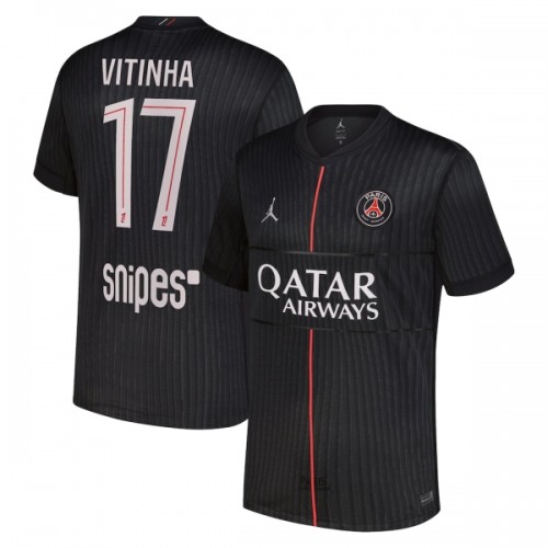 Original Fußballtrikot Paris Saint-Germain Vitinha 17 4.trikot Jordan 2025-26 Für Herren Original Fußballtrikot Paris Saint-Germain Vitinha 17 4.trikot Jordan 2025-26 Für Herren