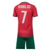 Original Trikotsatz Portugal Ronaldo 7 Heimtrikot WM 2026 Für Kinder