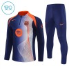 FC Barcelona Training Sweatshirts Quarter-zip 2025-26 Blaue Für Kinder
