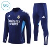 Real Madrid Training Sweatshirts Quarter-zip 2025-26 Marine Für Kinder Real Madrid Training Sweatshirts Quarter-zip 2025-26 Marine Für Kinder