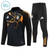 Real Madrid Training Sweatshirts Quarter-zip 2025-26 Schwarze Für Kinder