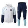 Argentinien Hooded Trainingsjacke 2026-27 Weiße Für Herren Argentinien Hooded Trainingsjacke 2026-27 Weiße Für Herren