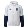Argentinien Hooded Trainingsjacke 2026-27 Weiße Für Herren