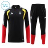 Deutschland Training Sweatshirts Quarter-zip 2026-27 Schwarze Für Kinder