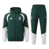 Italien Hooded Trainingsjacke 2026-27 Grüne Für Herren Italien Hooded Trainingsjacke 2026-27 Grüne Für Herren