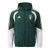 Italien Hooded Trainingsjacke 2026-27 Grüne Für Herren