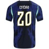 Original Fußballtrikot Brasilien Estevao 20 Auswärtstrikot WM 2026 Für Herren