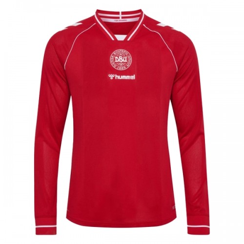 Original Fußballtrikot Dänemark Heimtrikot WM 2026 Langarm Für Herren Original Fußballtrikot Dänemark Heimtrikot WM 2026 Langarm Für Herren