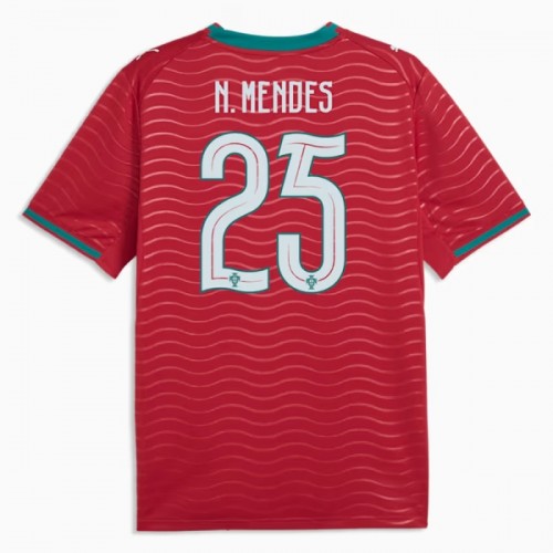 Original Fußballtrikot Portugal Nuno Mendes 25 Heimtrikot WM 2026 Für Herren Original Fußballtrikot Portugal Nuno Mendes 25 Heimtrikot WM 2026 Für Herren
