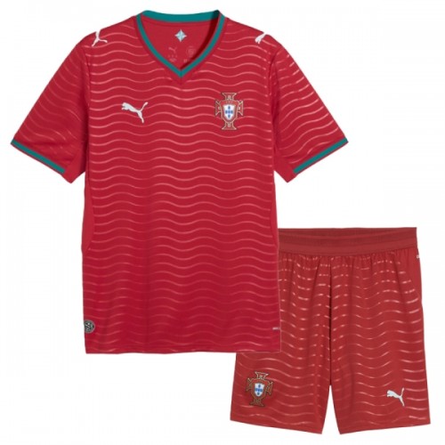Original Trikotsatz Portugal Heimtrikot WM 2026 Für Kinder Original Trikotsatz Portugal Heimtrikot WM 2026 Für Kinder