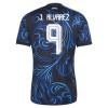 Original Fußballtrikot Argentinien J. Alvarez 9 Auswärtstrikot WM 2026 Für Herren