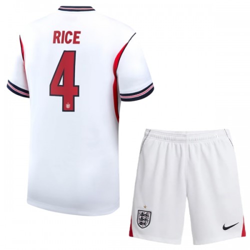 Original Trikotsatz England Rice 4 Heimtrikot WM 2026 Für Kinder Original Trikotsatz England Rice 4 Heimtrikot WM 2026 Für Kinder