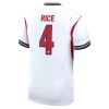 Original Trikotsatz England Rice 4 Heimtrikot WM 2026 Für Kinder