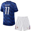 Original Trikotsatz Frankreich Olise 11 Heimtrikot WM 2026 Für Kinder